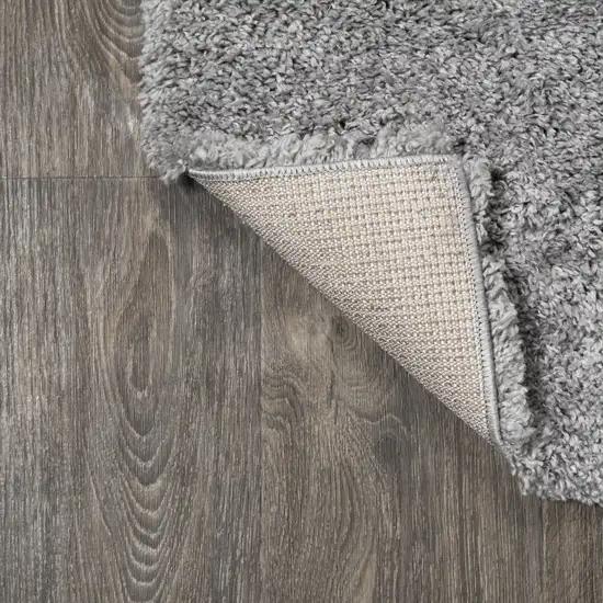 10' Light Gray Runner Rug Photo 7