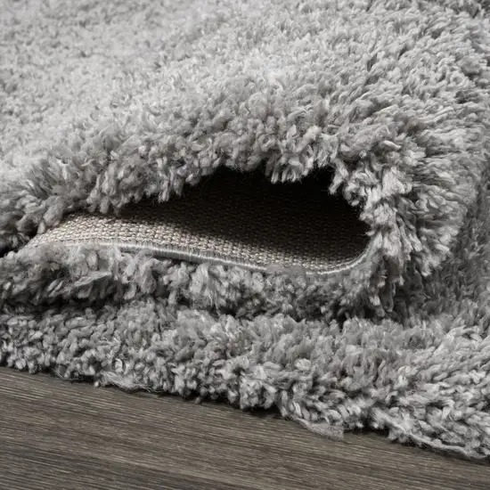 10' Light Gray Runner Rug Photo 9