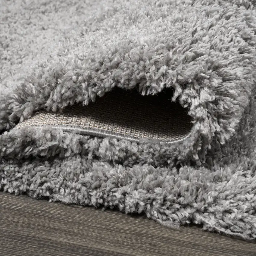 10' Light Gray Runner Rug Photo 9