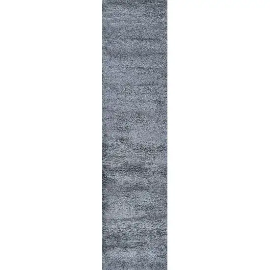 8' Light Gray Runner Rug Photo 1
