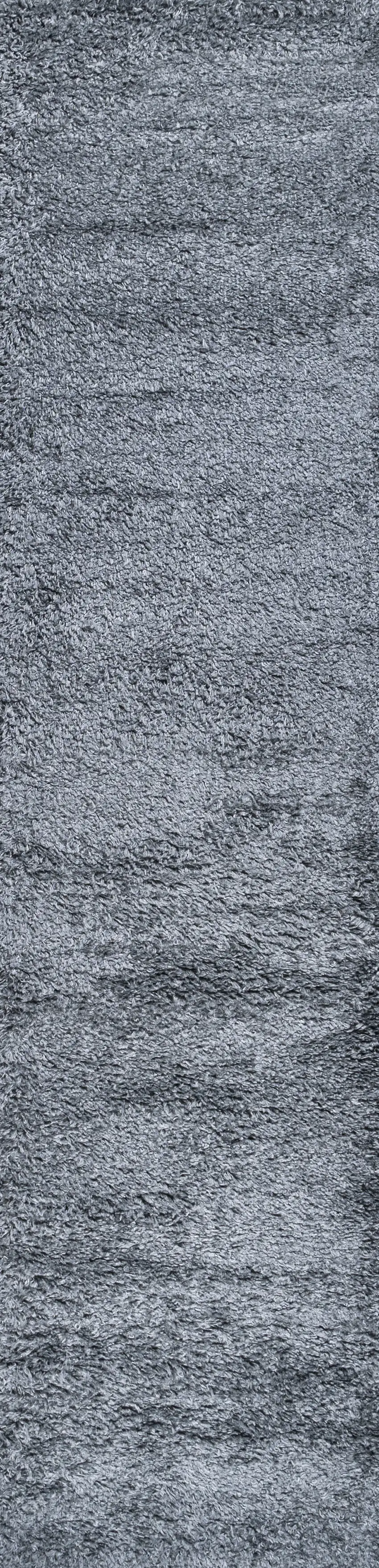 8' Light Gray Runner Rug Photo 4