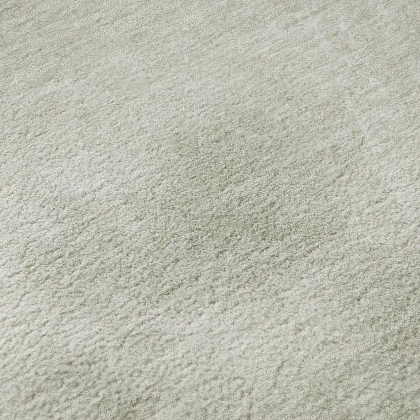 8' Linen Ivory And Beige Geometric Washable Round Rug With UV Protection Photo 9