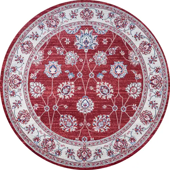 5' Medallion Round Rug Photo 2