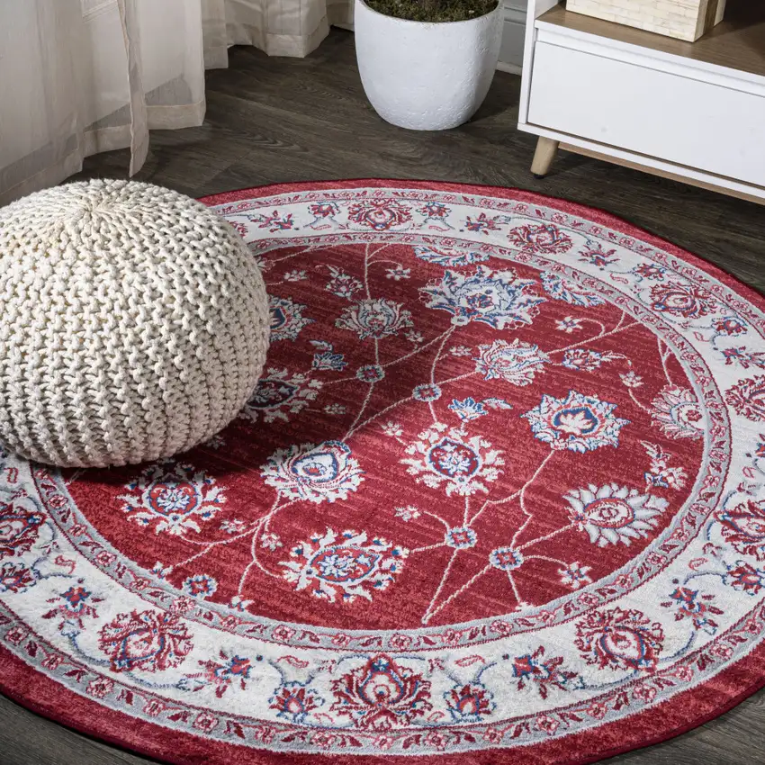 5' Medallion Round Rug Photo 5