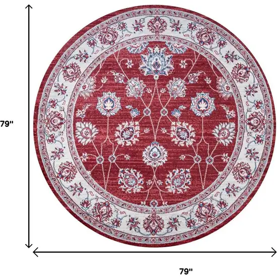 6' Medallion Round Rug Photo 9