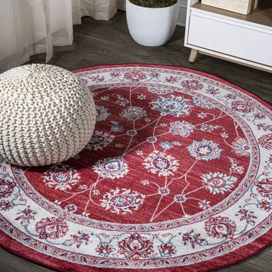 6' Medallion Round Rug Photo 5