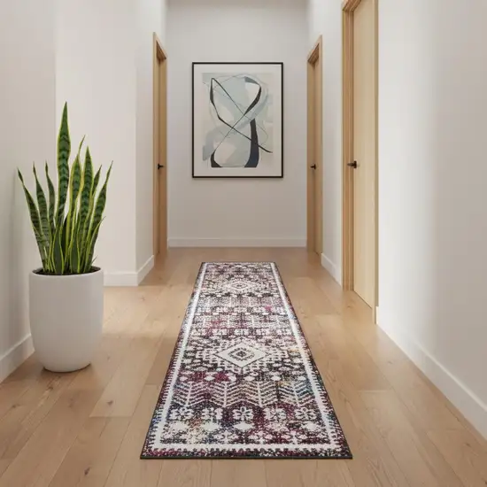 10' Medallion Runner Rug Photo 1