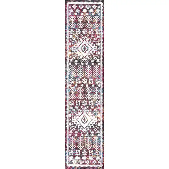 8' Medallion Runner Rug Photo 2