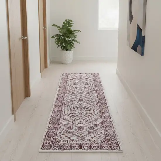 10' Medallion Runner Rug Photo 1