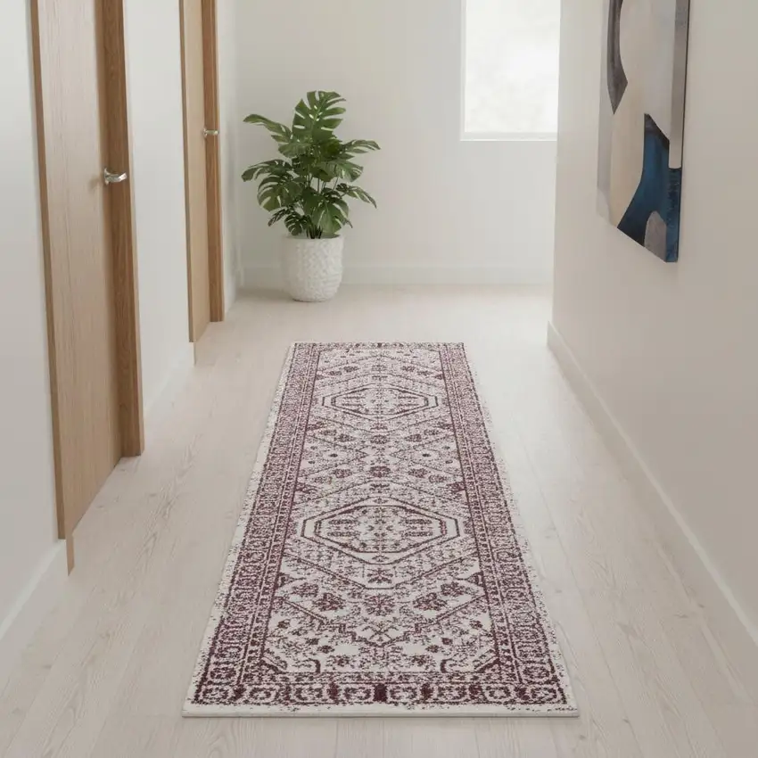 10' Medallion Runner Rug Photo 1