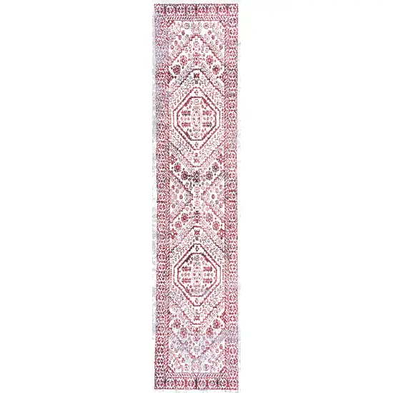 10' Medallion Runner Rug Photo 2