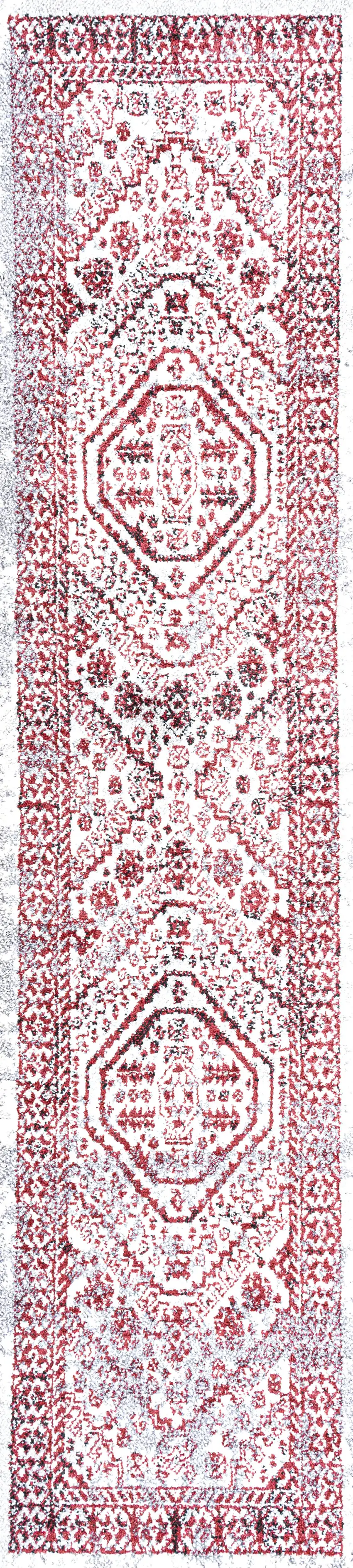 10' Medallion Runner Rug Photo 2