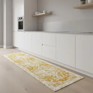 Photo of 8' Medallion Runner Rug