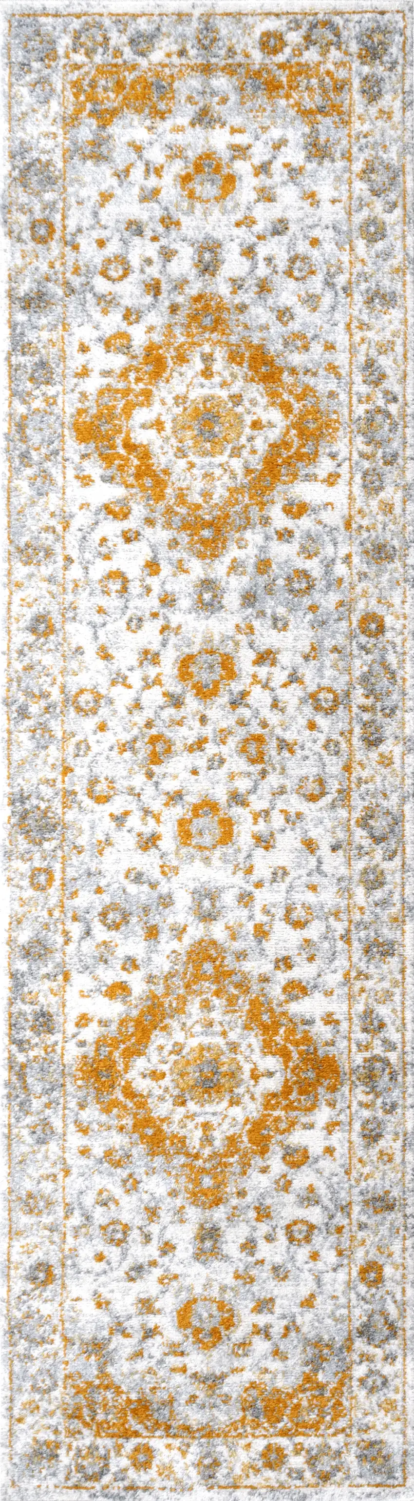 8' Medallion Runner Rug Photo 3