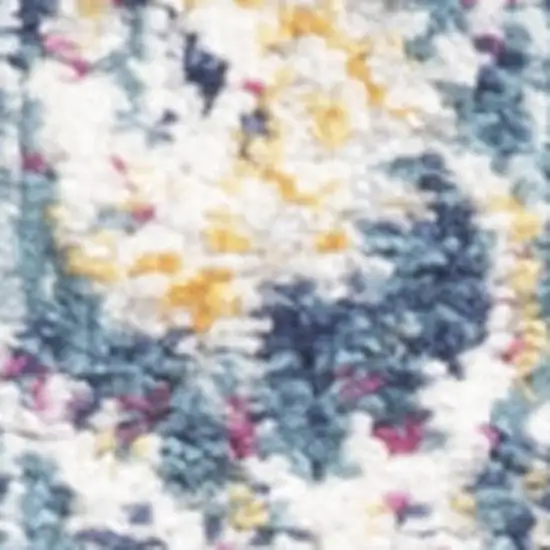 8' Medallion Runner Rug Photo 4