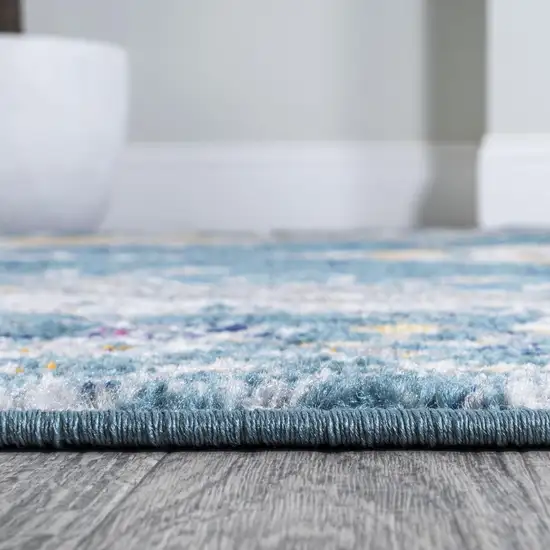8' Medallion Runner Rug Photo 8