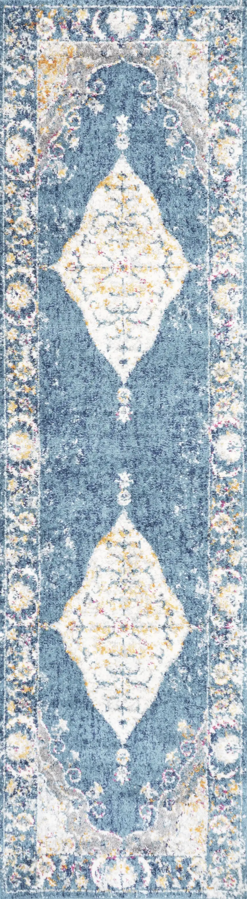 8' Medallion Runner Rug Photo 2