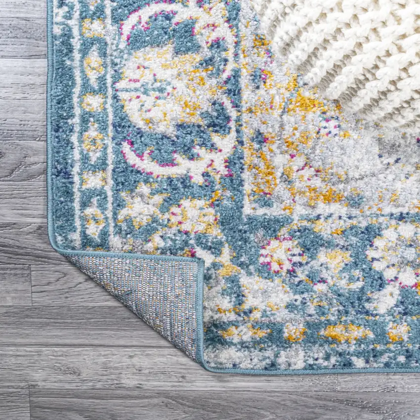 8' Medallion Runner Rug Photo 7