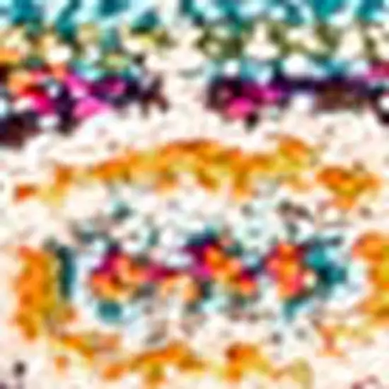 8' Medallion Runner Rug Photo 3