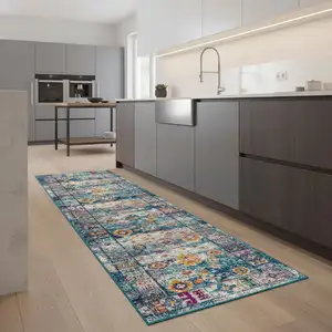 Photo of 8' Medallion Runner Rug