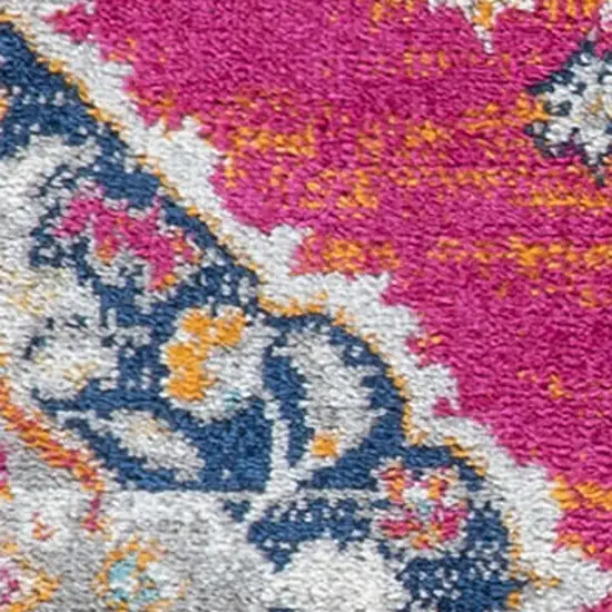 8' Medallion Runner Rug Photo 3