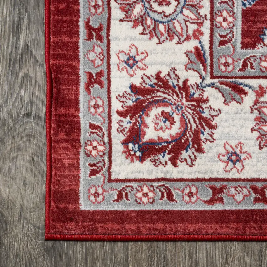6' Medallion Square Rug Photo 9