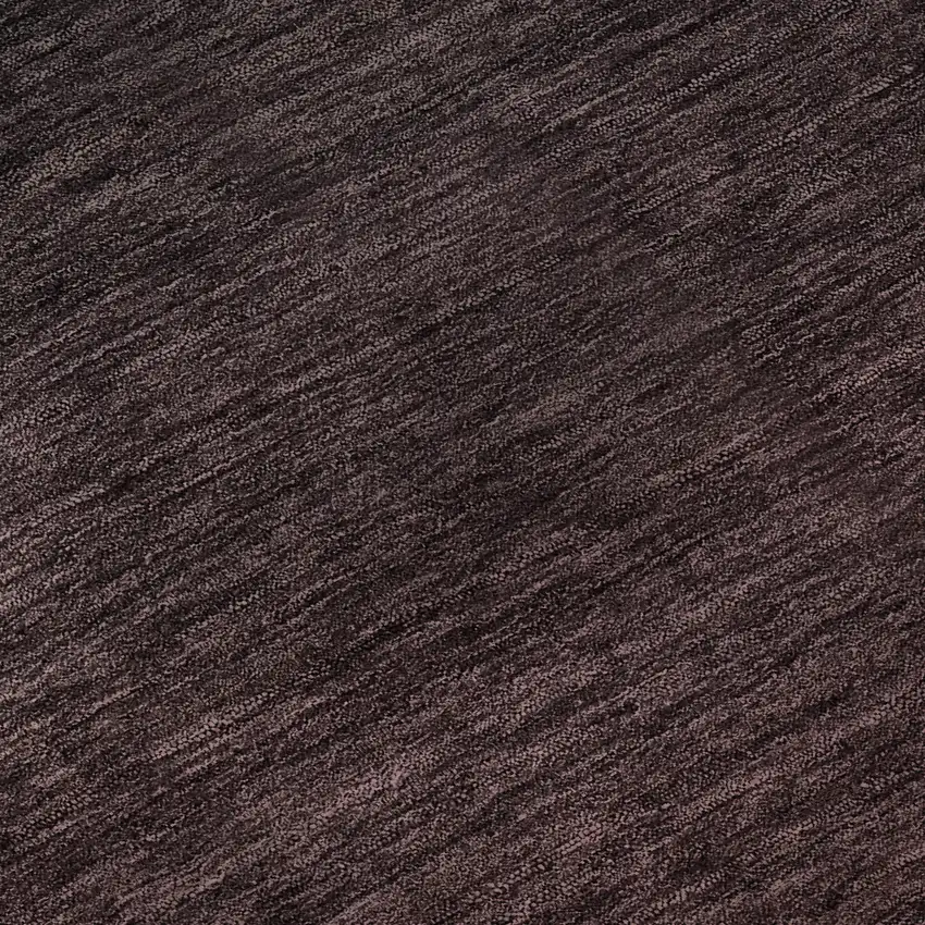 8' Merlot And Charcoal Ombre Washable Round Rug With UV Protection Photo 9