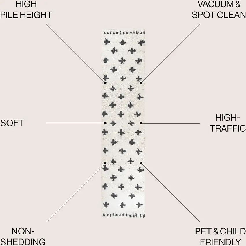 10' Moroccan Runner Rug Photo 6