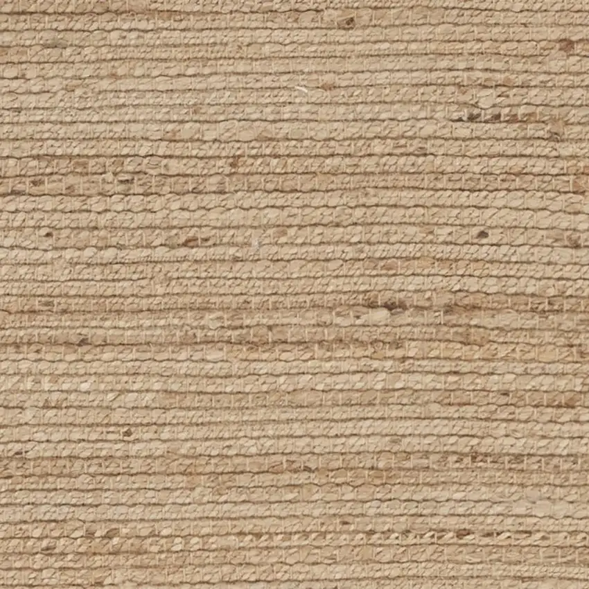 8' Natural Jute Flatweave Handmade Runner Rug Photo 3