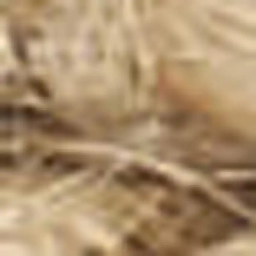 4' Natural Jute Flatweave Handmade Square Rug Photo 7