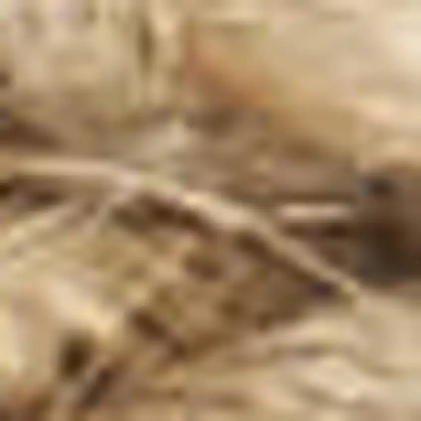 4' Natural Jute Flatweave Handmade Square Rug Photo 2