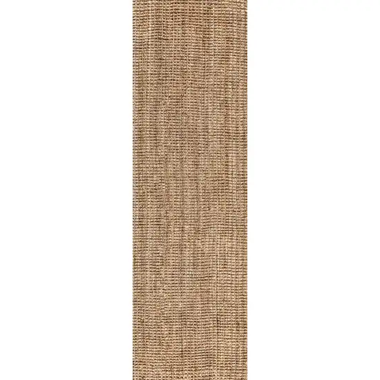 18' Natural Jute Handmade Runner Rug Photo 1