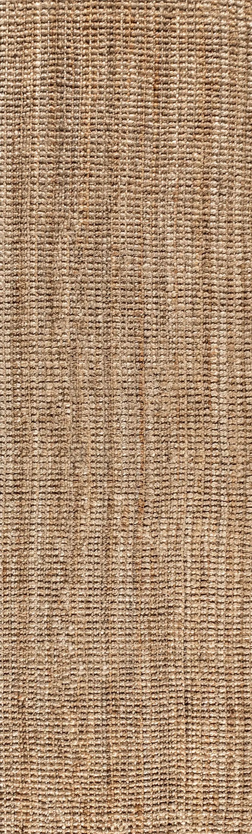 12' Natural Jute Handmade Runner Rug Photo 1