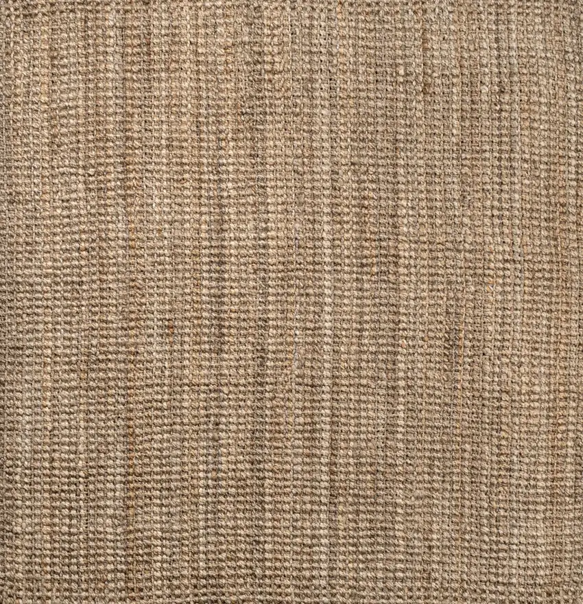 8' Natural Jute Handmade Square Rug Photo 1