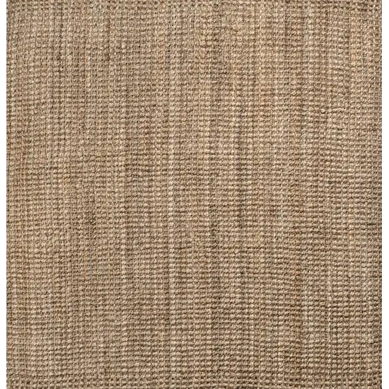 8' Natural Jute Handmade Square Rug Photo 2