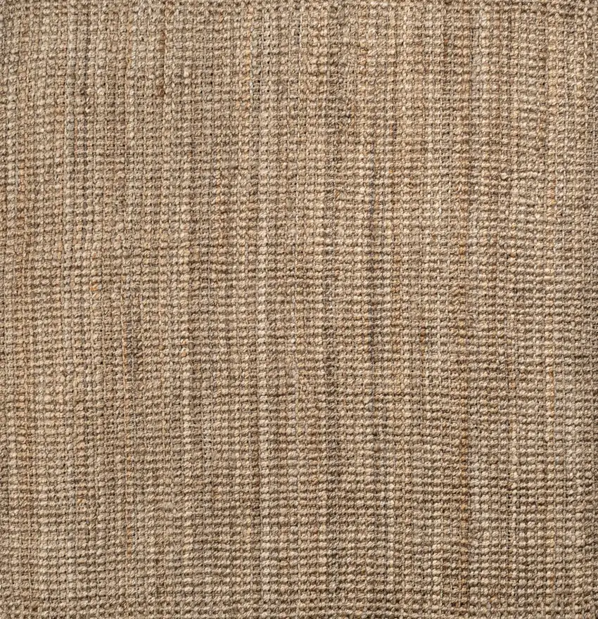 8' Natural Jute Handmade Square Rug Photo 2