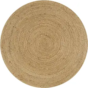 Photo of 5' Natural Jute Round Rug