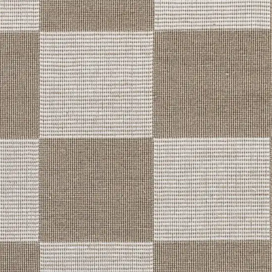 8' Natural and Ivory Geometric Power Loom Washable Non Skid Runner Rug Photo 1