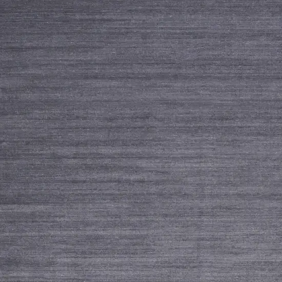10' Navy Blue Abstract Washable Runner Rug Photo 4