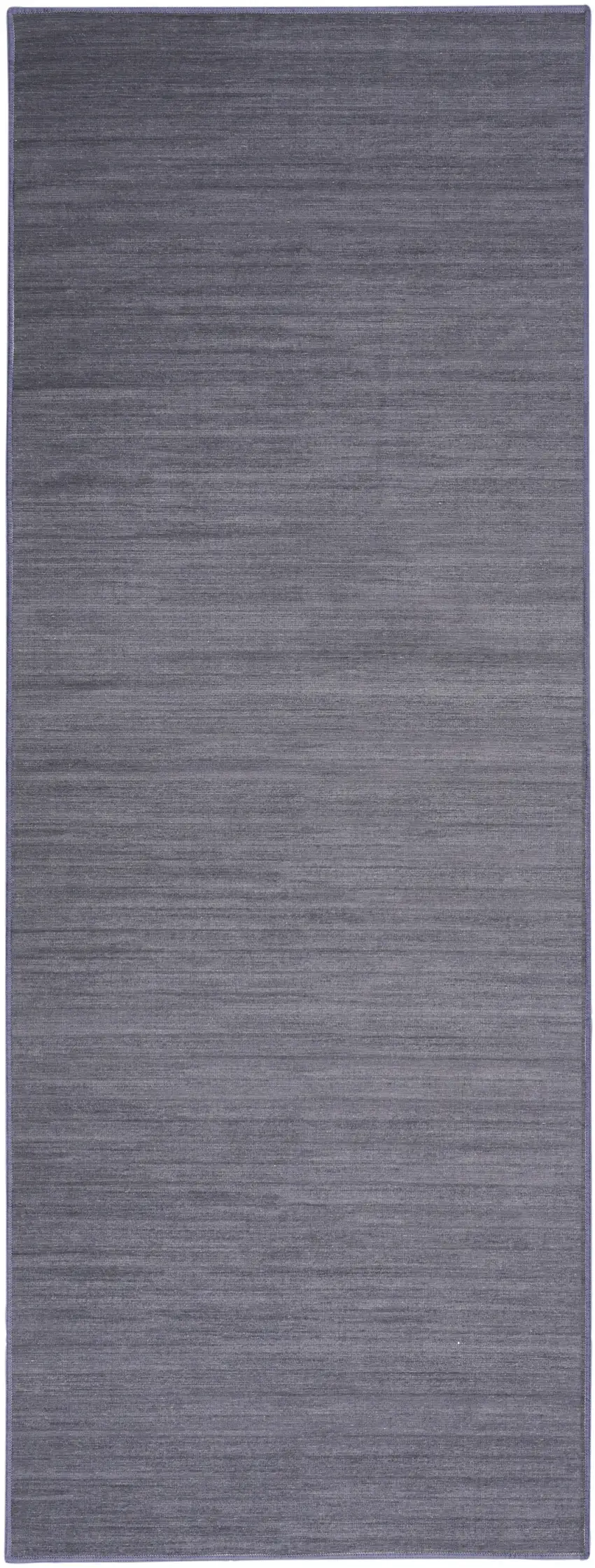10' Navy Blue Abstract Washable Runner Rug Photo 1