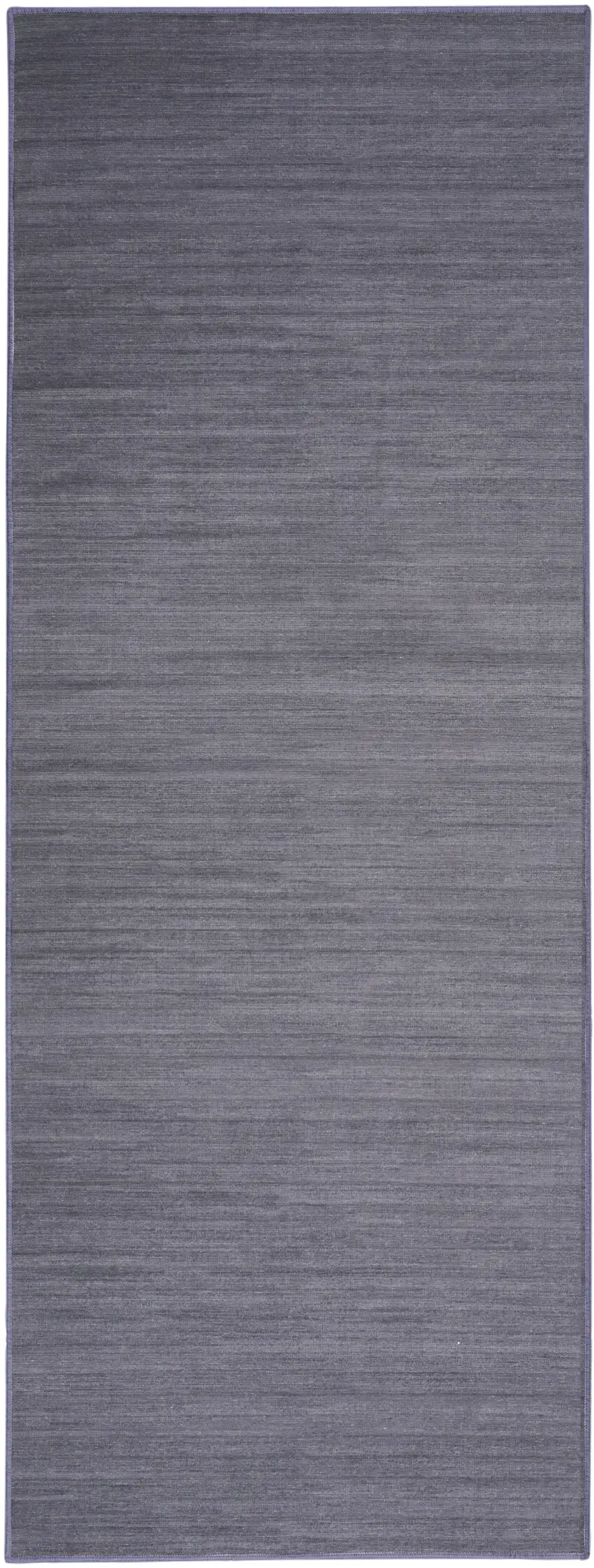 10' Navy Blue Abstract Washable Runner Rug Photo 2