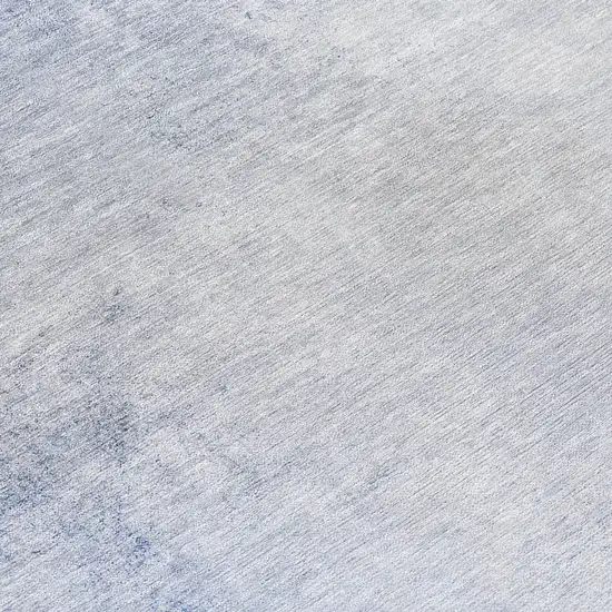 8' Navy Blue And Denim Blue Round Ombre Washable Indoor Outdoor Area Rug Photo 4