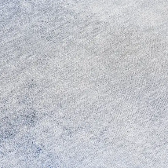 8' Navy Blue And Denim Blue Round Ombre Washable Indoor Outdoor Area Rug Photo 4