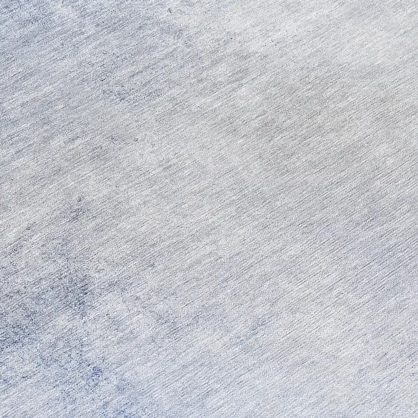 8' Navy Blue And Denim Blue Round Ombre Washable Indoor Outdoor Area Rug Photo 4