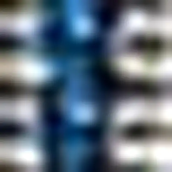 8' Navy Blue And Gray Medallion Indoor Outdoor Runner Rug Photo 2