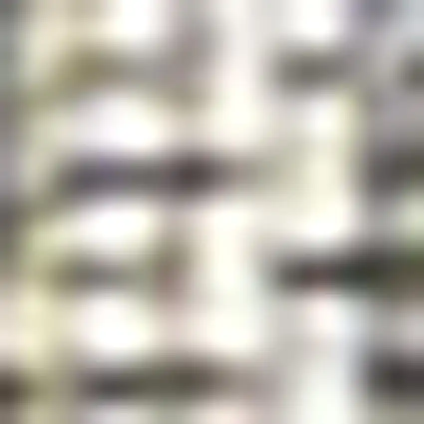 8' Navy Blue And Gray Medallion Indoor Outdoor Runner Rug Photo 2