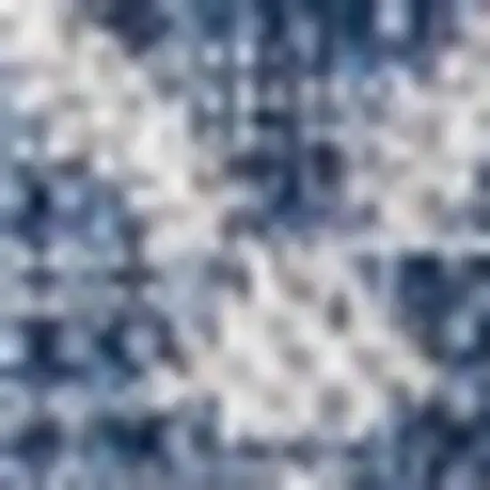 6' Navy Blue And Light Gray Square Trellis Indoor Outdoor Area Rug Photo 2