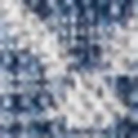 9' Navy Blue And Light Gray Square Trellis Indoor Outdoor Area Rug Photo 2