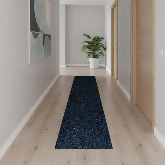 10' Navy Blue Runner Rug Photo 2