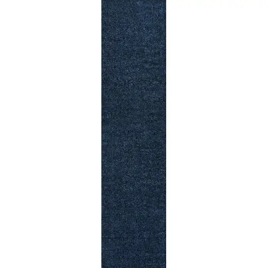 10' Navy Blue Runner Rug Photo 1